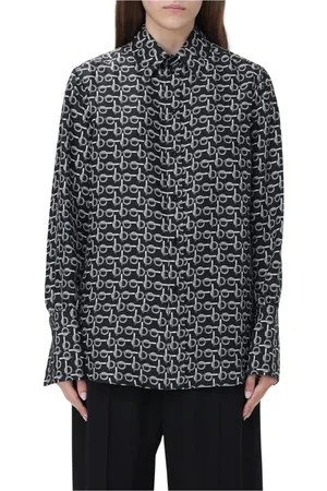 Burberry Donna, Camicette , Multicolore, 2Xs, new