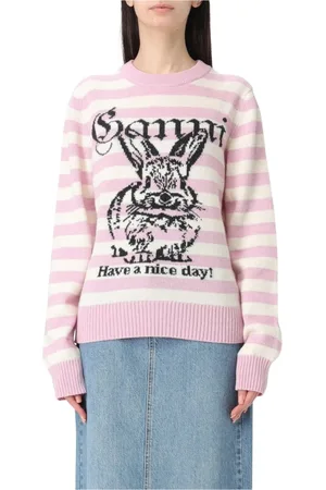 Ganni Donna, Maglie, Rosa, M, new