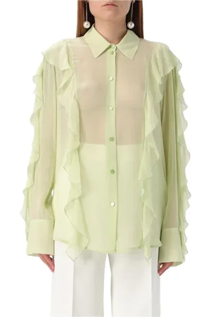 BLUMARINE Donna, Camicette , Verde, M, new