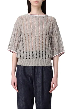 Brunello Cucinelli Donna, Maglie, Marrone, M, new