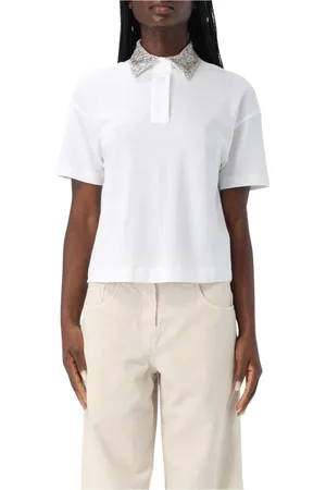 Brunello Cucinelli Donna, Top, Bianco, S, new