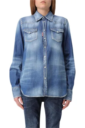 Dsquared2 Donna, Camicette , Blu, S, new