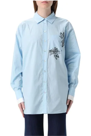 Twin-Set Donna, Camicette , Blu, M, new