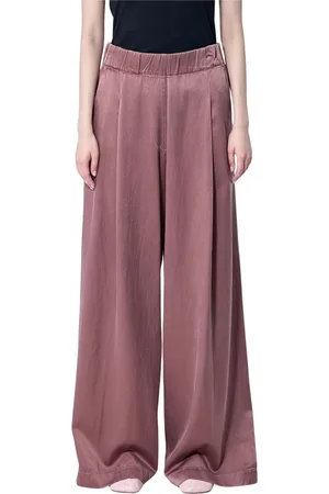 DRIES VAN NOTEN Donna, Pantaloni, Rosso, S, new