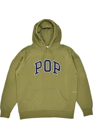 Pop Trading Company Uomo, Felpe, Verde, M, new