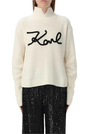 Karl Lagerfeld Donna, Maglie, Bianco, L, new