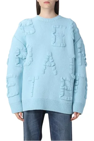 Bottega Veneta Donna, Maglie, Blu, M, new