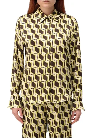 Msgm Donna, Camicette , Marrone, S, new