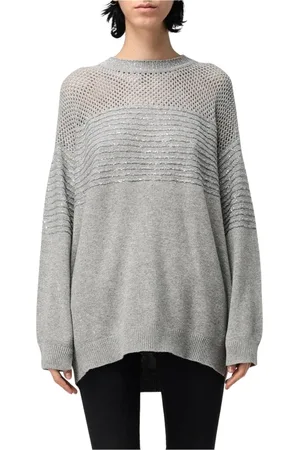 Twin-Set Donna, Maglie, Grigio, S, new