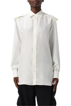 Burberry Donna, Camicette , Bianco, 2Xs, new