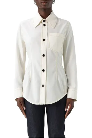 Bottega Veneta Donna, Camicette , Bianco, L, new