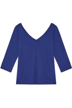 Maliparmi Donna, Top, Blu, XL, new