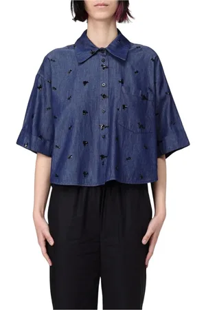 Kaos Donna, Camicette , Blu, L, new