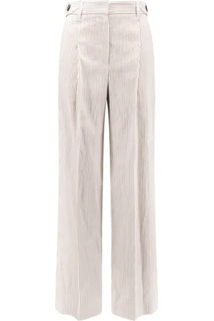 Brunello Cucinelli Donna, Pantaloni, Bianco, 2Xs, new