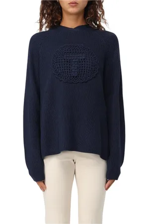 Twin-Set Donna, Felpe, Blu, L, new