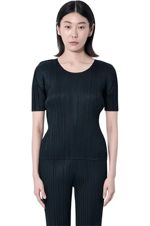 Issey Miyake Donna, Top, Nero, L, new