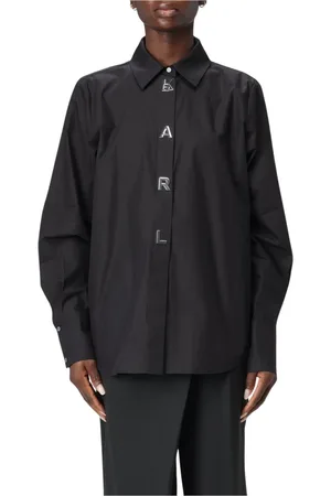 Karl Lagerfeld Donna, Camicette , Nero, S, new