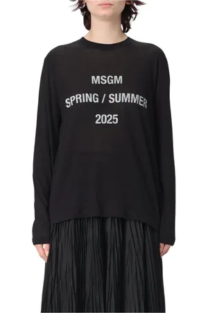 Msgm Donna, Top, Nero, M, new