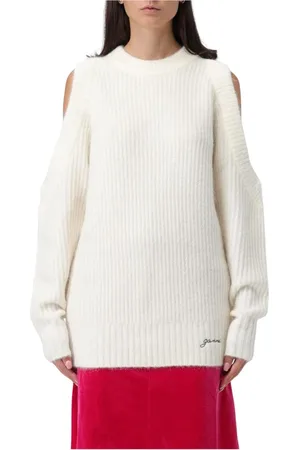 Ganni Donna, Maglie, Bianco, M, new