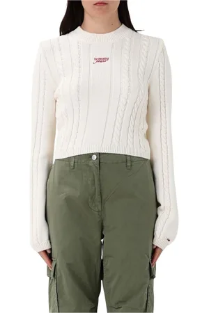 Tommy Hilfiger Donna, Maglie, Bianco, S, new