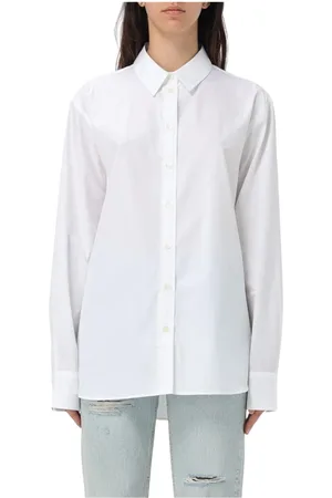 ANINE BING Donna, Camicette , Bianco, S, new