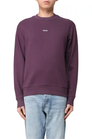 HUGO BOSS Uomo, Felpe, Viola, L, new