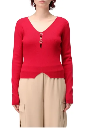 Twin-Set Donna, Maglie, Rosso, S, new