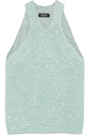 Fabiana Filippi Donna, Top, Blu, M, new