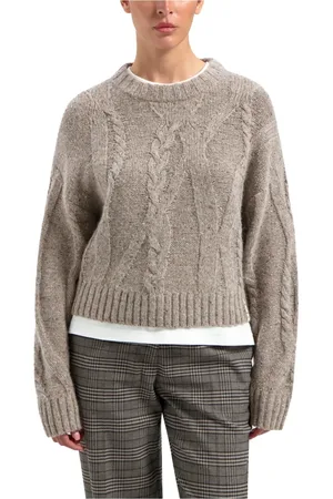OLAF HUSSEIN Donna, Maglie, Marrone, S, new