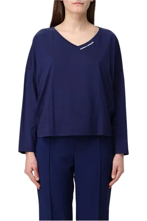 Elisabetta Franchi Donna, Maglie, Blu, L, new