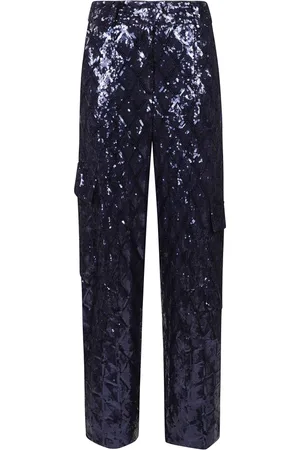 ROTATE Donna, Pantaloni, Blu, M, new
