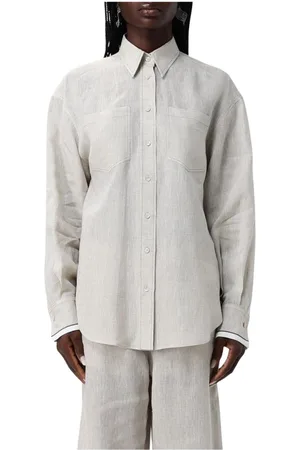 Brunello Cucinelli Donna, Camicette , Grigio, S, new