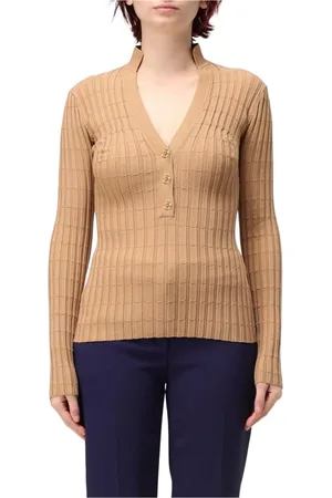 Elisabetta Franchi Donna, Maglie, Marrone, L, new
