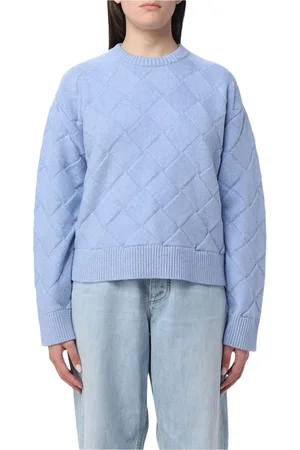 Bottega Veneta Donna, Maglie, Blu, M, new