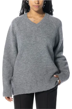 OLAF HUSSEIN Donna, Maglie, Grigio, XS, new