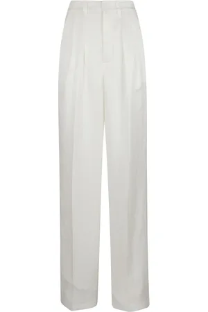 ANINE BING Donna, Pantaloni, Bianco, S, new