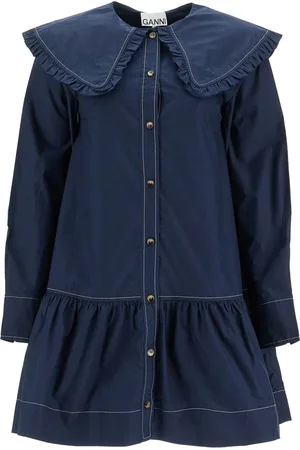 Ganni Donna, Abiti, Blu, XS, new