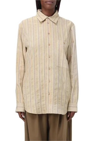 UMA WANG Donna, Camicette , Marrone, M, new
