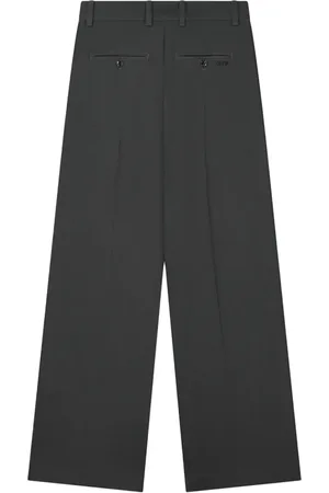 OLAF HUSSEIN Donna, Pantaloni, Grigio, S, new