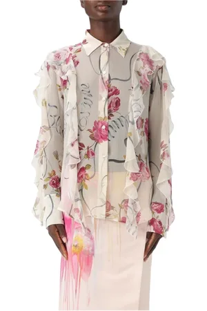 BLUMARINE Donna, Camicette , Multicolore, L, new
