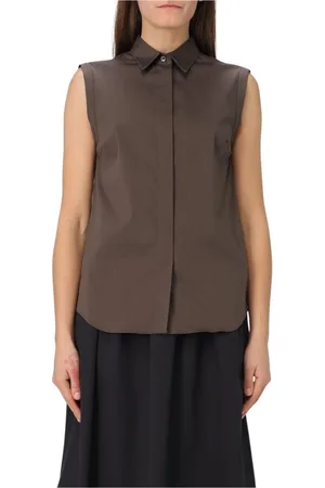 Brunello Cucinelli Donna, Camicette , Marrone, M, new