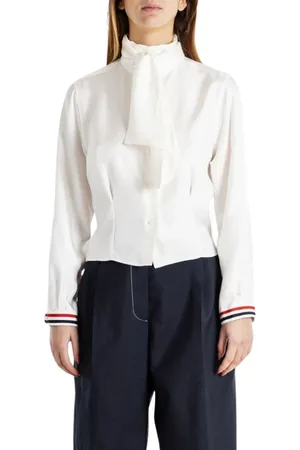 Thom Browne Donna, Camicette , Bianco, M, new