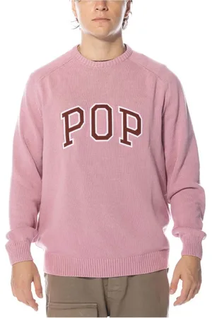 Pop Trading Company Uomo, Maglie, Rosa, M, new