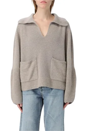 Allude Donna, Maglie, Grigio, M, new