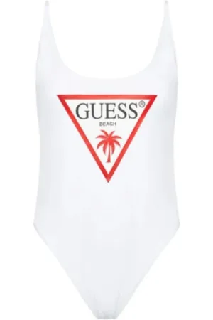 Guess Donna, Costumi da bagno, Bianco, L, new