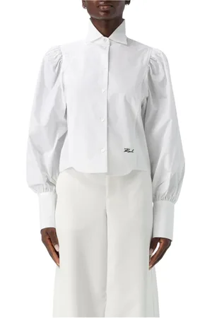 Karl Lagerfeld Donna, Camicette , Bianco, S, new