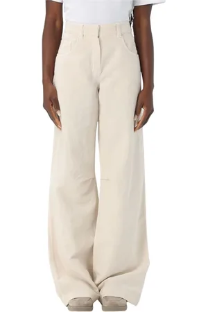 Brunello Cucinelli Donna, Jeans, Bianco, 2Xs, new