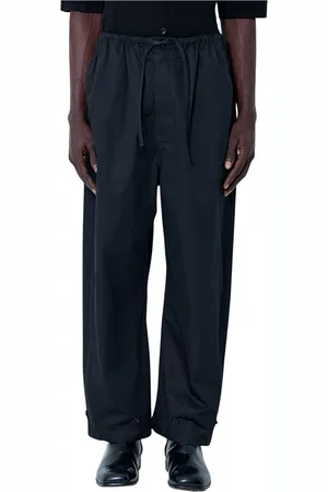 LEMAIRE Uomo, Pantaloni, Nero, L, new