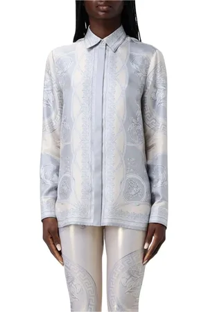 VERSACE Donna, Camicette , Grigio, M, new