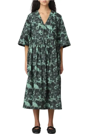 Ganni Donna, Abiti, Verde, S, new